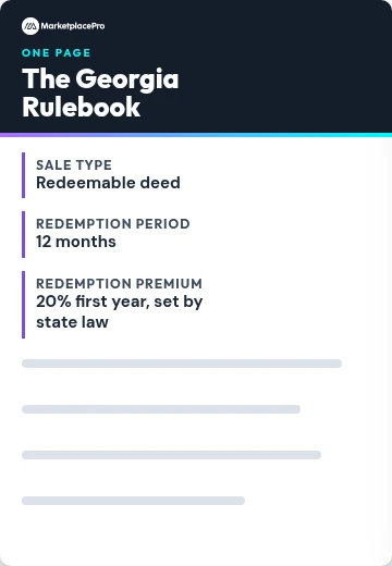 The Georgia Rulebook